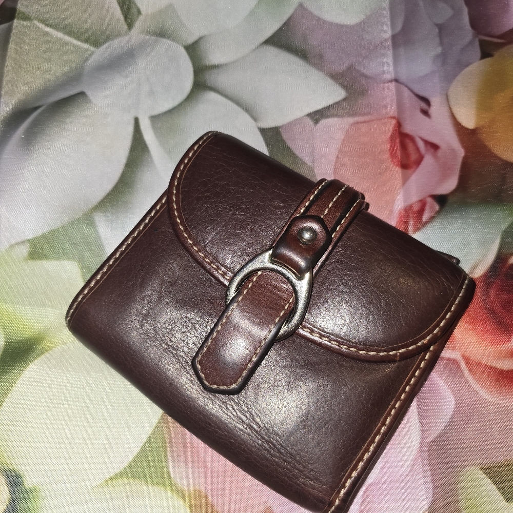 Dooney & Bourke Dark Brown Leather Wallet
